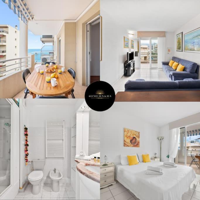 Riviera Prestige - Front De Mer - Terrasse - Parking روكوبرُن كاب مارتي المظهر الخارجي الصورة